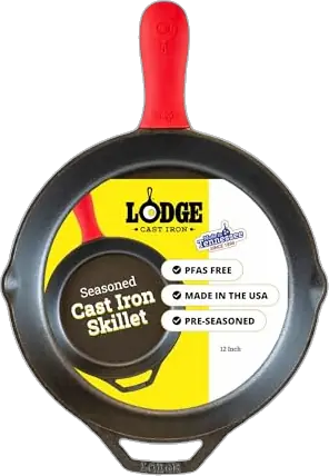 Lodge 12-Inch Pre-Seasoned Cast Iron Skillet