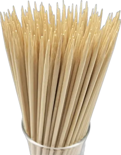 HOPELF 6" Natural Bamboo Skewers for